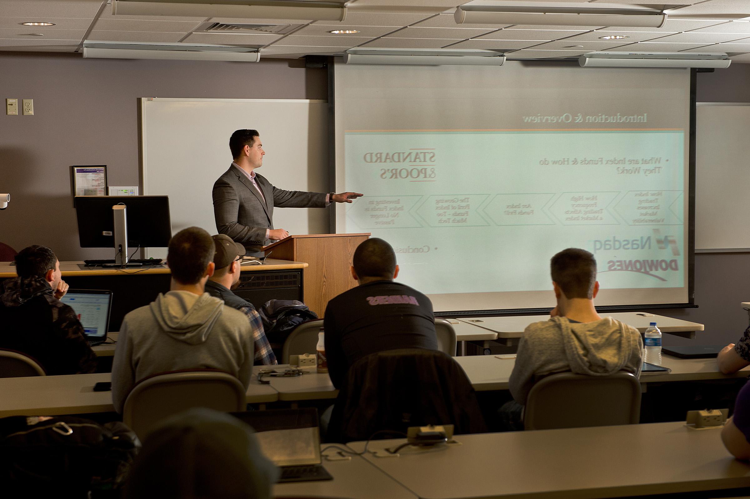 Students in an EABA class 